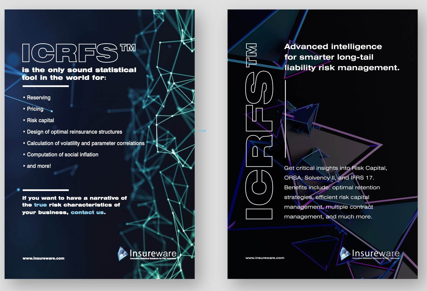 Insureware ICRFS capability and intelligence advertisements