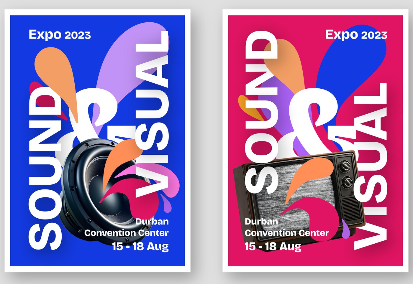 Sound and Visual Expo poster pair